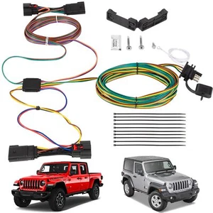 Blue Ox BX88368 EZ Light Wiring Kit for Jeep Wrangler JL & Gladiator 2/4 Doors - Foto 1 di 8