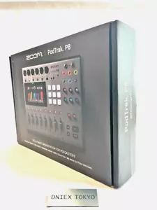 ZOOM PodTrak P8 Workstation for Podcast Recorder Smartphone Tablet Silver NEW - Picture 1 of 10