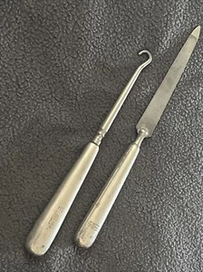 Tiffany & Company Button Hook And Fingernail File #km - Picture 1 of 8