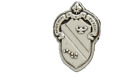 Alpha Phi Pewter (Lead Free) Crest 3D, Raised,1.5" Tall NEW