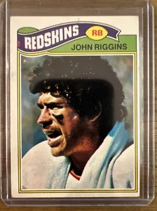 1977 Topps - #55 John Riggins Washington Redskins HOF Vintage Football Card C81 - Picture 1 of 2