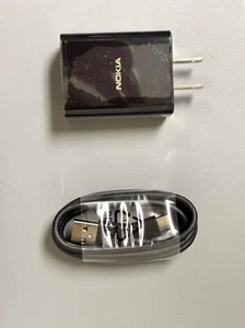 ✨Cargador Nokia OEM (5V-2A) YUTCH22TVL negro y cables - Imagen 1 de 2