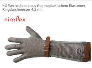 Niroflex Stechschutzhandschuh Easyfit  KU-Band M rot