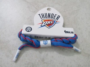 NEW Rastaclat NBA OKLAHOMA CITY THUNDER Braided Team Bracelet Blue Red White - Picture 1 of 2