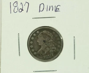 1827 Capped Bust Dime : Fine Details - Picture 1 of 2