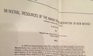 MINERAL RESOURCES OF NAVAJO RESERVATION 1955 - Picture 1 of 7