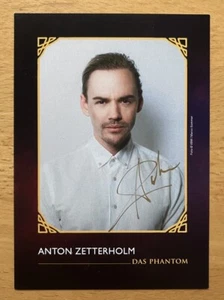 Anton Zetterholm AK Phantom der Oper Musical Autogrammkarte original signiert - Bild 1 von 2
