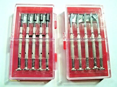 Two 5 Piece Sets Clock Makers Mini Nut Driver and Wrench Micro Tool Repair New - Image 1 of 4
