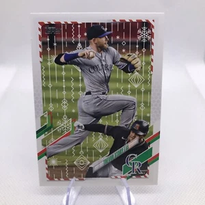 2021 Topps Holiday Base #HW196 Trevor Story Colorado Rockies - Picture 1 of 2