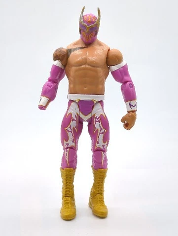 WWE Mattel Basic Series 42 Sin Cara Wrestling Figure 2011- Purple Cover