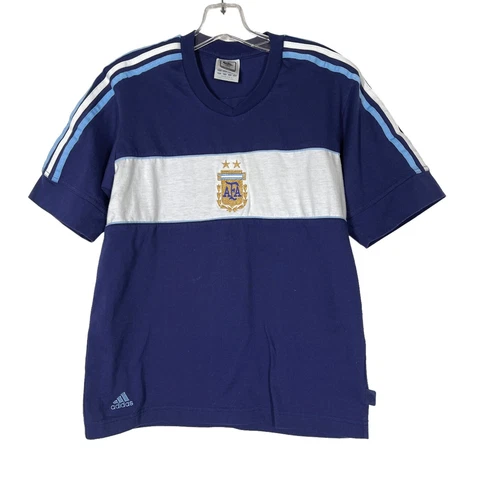 Adidas World Cup Argentina Soccer T-Shirt 2006 Football Small FIFA Blue Cover