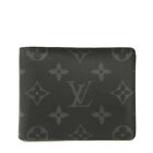 Louis Vuitton Monogram Eclipse Portefeiulle Slender Bifold Wallet/6Y1252