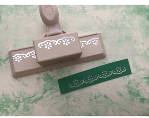Neu Martha Stewart Floral Spitze Bordüre Rand Borte Blume Handwerk Karte Stanzer Schneider - Bild 1 von 2