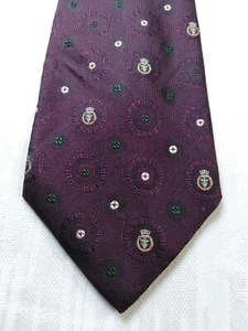 Pierre Balmain 100% Silk Tie Necktie Italy Vintage Style - Picture 1 of 6