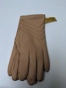 Vintage Fownes Leather Gloves Womens Size B Brown WPL 9522 100% Acrylic Lining - Picture 1 of 7