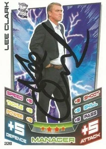 LEE CLARK FIRMADA BIRMINGHAM 2012/2013 CAMPEONATO MATCH TARJETA ATTAX + CERTIFICADO DE AUTENTICIDAD - Imagen 1 de 1