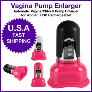 Automatic Breast Nipple Pump Machine Vagina Enlarge Stimulates Female USB  - Picture 1 of 15