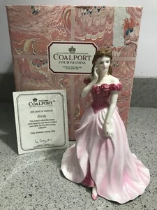 SELTENE Coalport SARAH Lady of Fashion 1994 Figur des Jahres BOX & ZERTIFIKAT - Bild 1 von 16