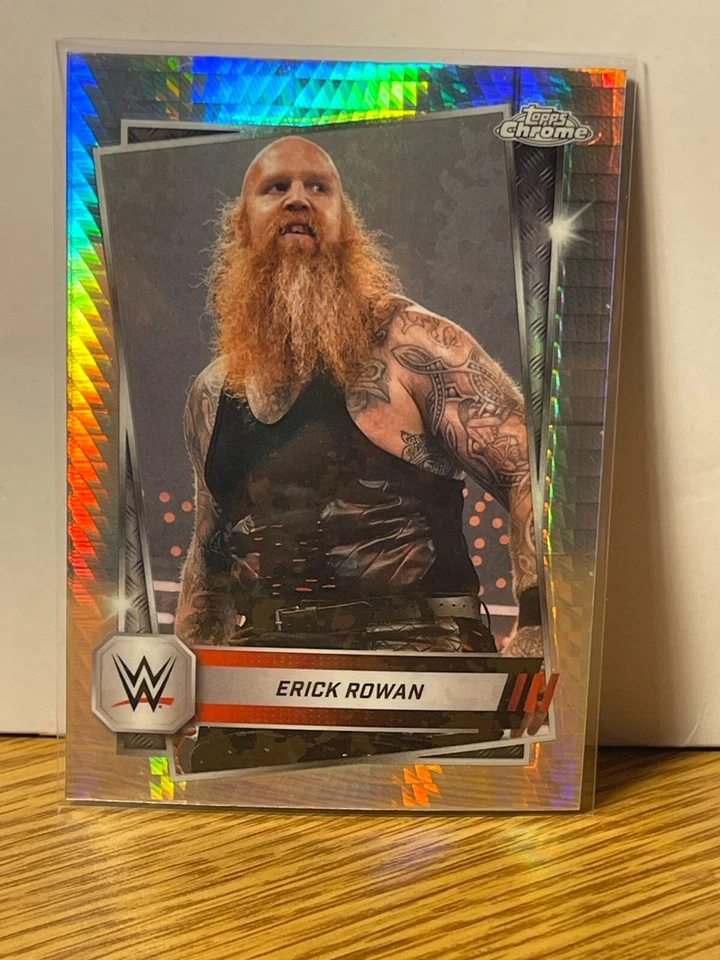 2025 Topps Chrome WWE #49 Erick Rowan Prizm Refractor - Image 1 of 2