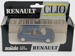 Solido 1/43 Renault Clio Blue