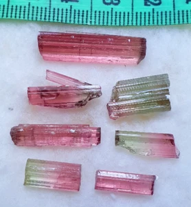 Nice Quality Beautiful Red Bi-Color Tourmaline Clean Rough Faceted Grade 39 Cts - Picture 1 of 4