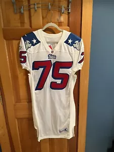 Maglietta New England Patriots Team rilasciata #75 gioco stesso numero di Vince Wilfork - Foto 1 di 10