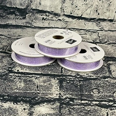 Stampin' Up HIGHLAND HEATHER 155812 Grosgrain Ribbon 1/2" x 10 Yards 3 roll - Image 1 of 4