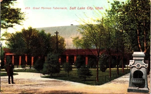 Großer Mormonen Tabernakel, Salt Lake City Utah um 1910 unbespielte Postkarte - Bild 1 von 2