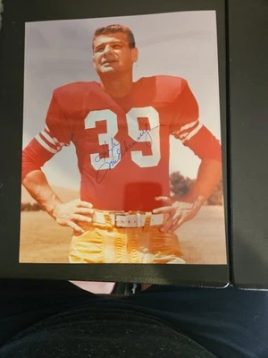 Hugh  McElhenny Signed 8x10 Photo HOF San Francisco - Image 1 of 2