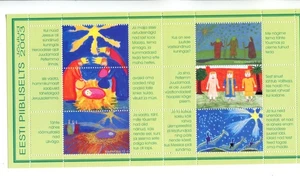 CINDERELLA 090 2003 Estonia Estonian Bible Society Christmas Church animalsSHEET - Picture 1 of 1