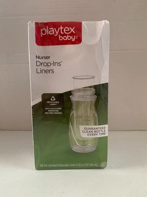 100 revestimientos desechables preesterilizados para biberones Playtex Baby Nurser 8-10 oz Foto 1 de 4