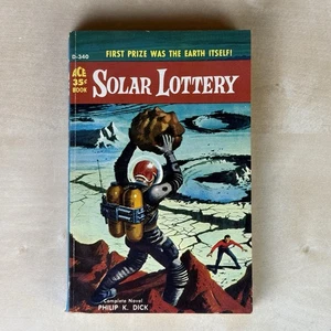 Solar Lottery by Philip K. Dick Ace Paperback Second Printing 1959 PB VG D-340 - Bild 1 von 10