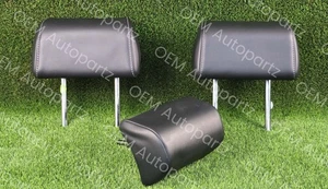 Toyota Rav4 19-23 Asientos Traseros 2 Reposacabezas De Fila 3 piezas Cuero - Imagen 1 de 15