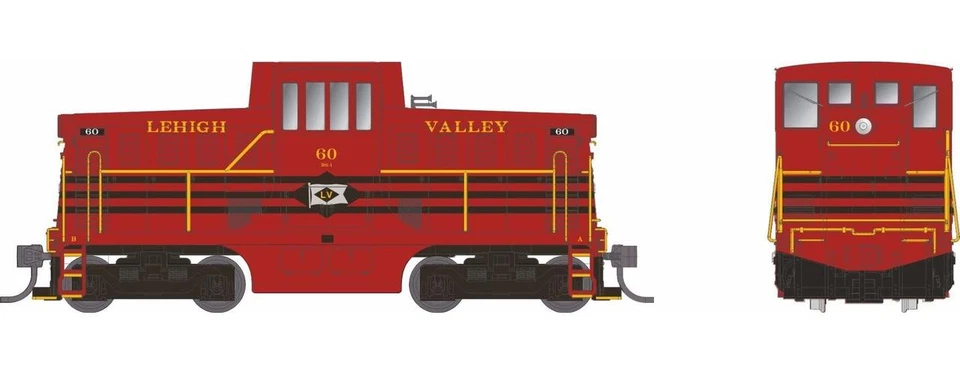 Rapido ~ HO Scale ~ GE 44 Tonner ~ DCC Sound Version ~ Lehigh Valley #60 ~ 48553 - Image 1 of 1
