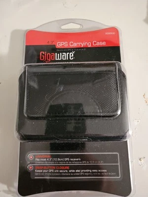Gigaware GPS Carrying Case 4.3" Universal Black 2000530 New Sealed NIB - Image 1 of 2