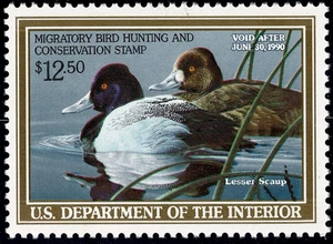 US Duck Stamp Scott #RW56 VF MNH, $12.50, Below Face! - Picture 1 of 2