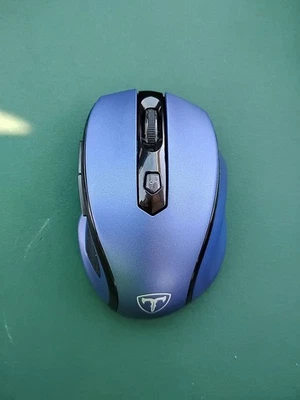 Easterntimes Tech D-09 Blue/Black 2.4G 4800 DPI Bluetooth Wireless Optical Mouse - Image 1 of 2