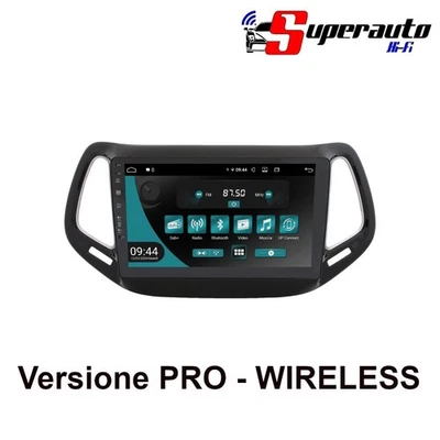 Jfsound JF-031JC-UP PRO autoradio car tablet 10" fit JEEP COMPASS 16-20 Android - Immagine 1 di 4