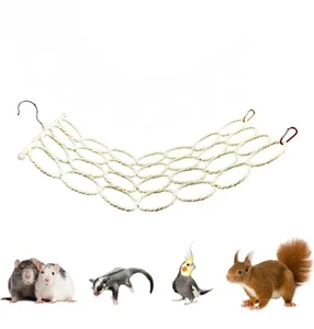 2 Pack Small Pet Cage Accessories Robe Net Climbing Toys - Picture 1 of 4