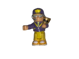 Fisher Price Little People piloto de carreras con trofeo figura de fórmula 1 NASCAR - Imagen 1 de 3