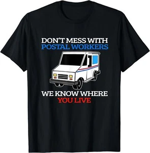 T-Shirt Mailman Geschenk Postmann Know Where You Live Größe S-5XL - Bild 1 von 2