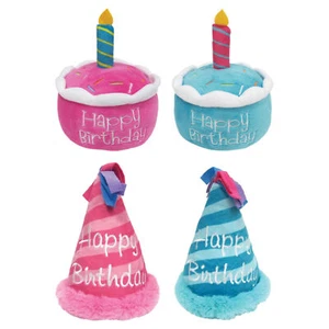 Dog Birthday Cake Toy Plush Cake Dog Toy Boy Girl Dog Birthday Gift, Washable - Picture 1 of 16