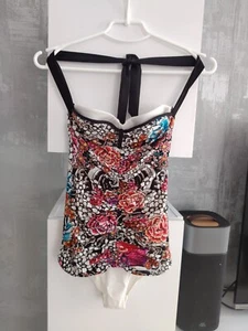 Dsquared2 Italia Traje de Baño Floral Multicolor Una Pieza Top Tanque Talla XS - Imagen 1 de 16