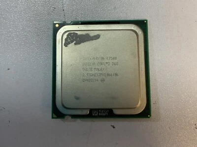 Intel Core 2 Duo E7500 Processor 2.93 GHz 3 MB Cache 1066 MHz Bus Speed "Q2D" - Image 1 of 3