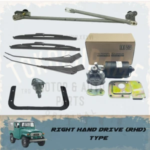 TOYOTA LAND CRUISER FJ40 WIPER MOTOR LINK ARM+BLADE NOZZLE AND GASKET SET - Picture 1 of 6