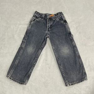 Y2K 2000s Beyond Baggy Cargo Jeans Youth Boys 4 20x16 Loose Hamilton Baggie Wide - Picture 1 of 15