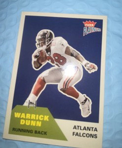 2002 Fleer Platinum Atlanta Falcons Football Card #109 Warrick Dunn