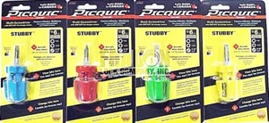 Picquic Stubby Multi-bit Screwdriver Small New Canada - Picture 1 of 2