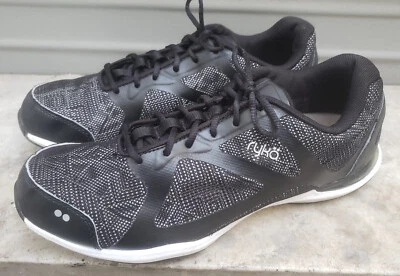 Ryka Womens Size 9 Sneakers 39 Black Sport Comfort Walking Outdoor Gym Yoga Hike - Image 1 of 4