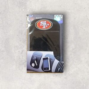 San Francisco 49ers Magic Pad, Sticky Non Slip Mat Cell Phone Holder Coaster NFL
